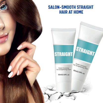 Protein Hair Straightening Cream – Gentle Damage-Repair & Smoothing Formula 60ml