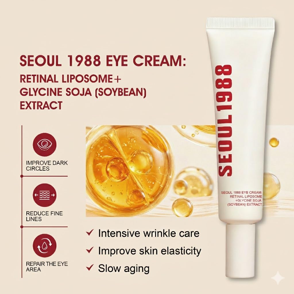 K-SECRET Seoul 1988 Eye Cream – Retinal Liposome 2% + Fermented Bean | 30ml